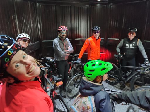 Greenwich Foot Tunnel - in the lift