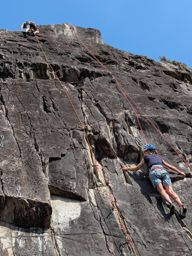 Grimpe au Petit Rocher de Saint Amé