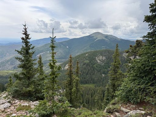 Santa Fe Baldy from Raven's Ridge