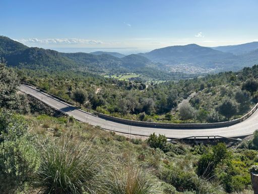 Blick vom Coll d'en Claret Richtung Palma:-)