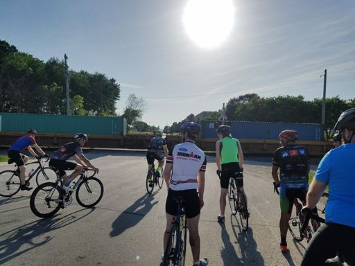 ...waiting for a train...