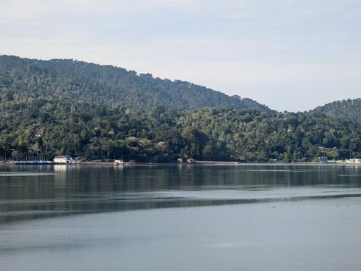 Inverness from the opposite shore of Tomales Bay