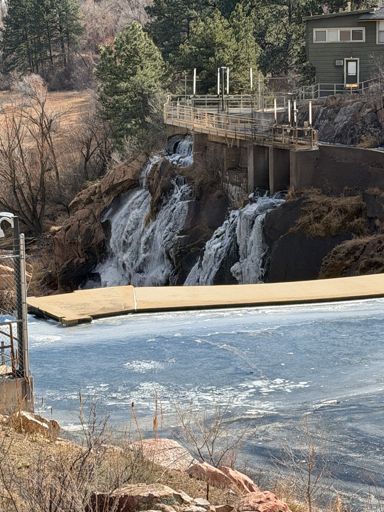 the only ice to be seen in January