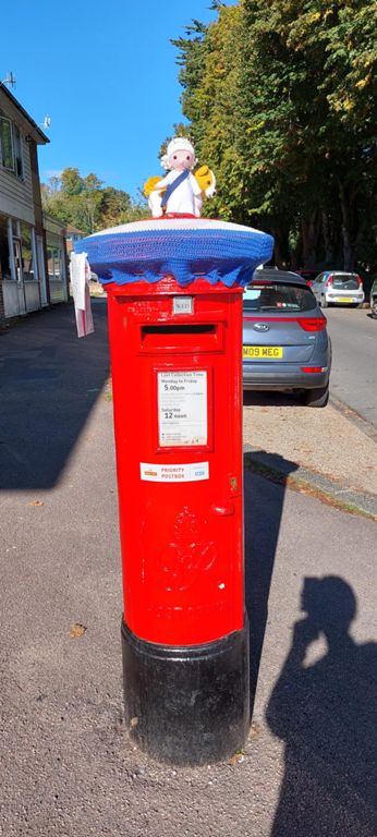 Outside River Pharmacy, Chilton Way to the north west of Dover.  I needed something for an eye infection.  Very helpful and no queue like downtown.