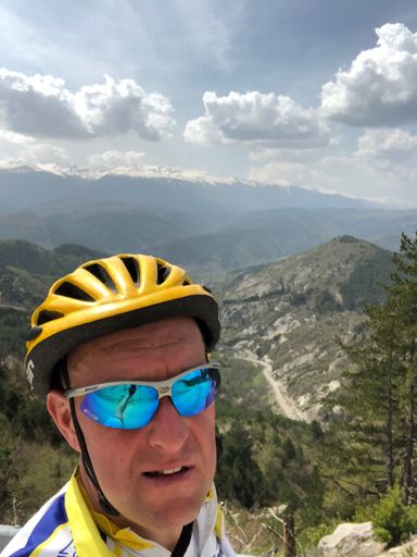 Pirin mountains still snow capped.