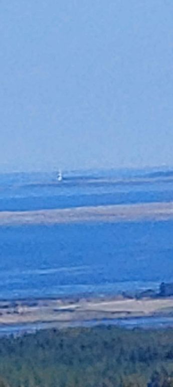 The lighthouse on Tarbat Ness 17 miles/28km away.