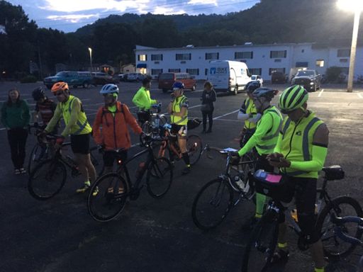 Starting group at 5 am