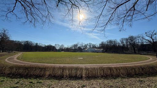 Bestes Frühlingswetter an diesem Märzmontag - auch im Stadion Buschallee. 🌞