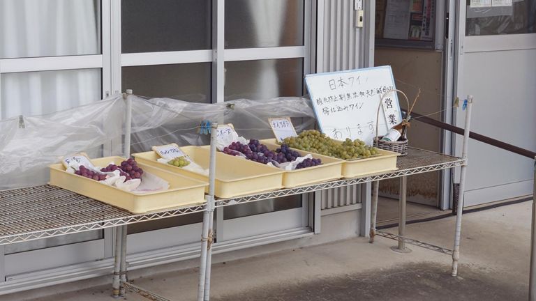 旧中山道沿いで見つけたお店でシャインマスカット購入、家までジュースにならずに無事に持ち帰れた✌