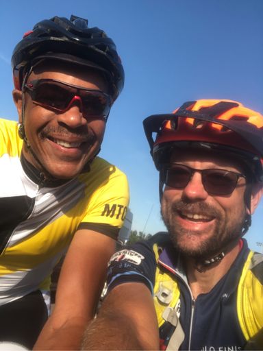 Me and Big D before the start!