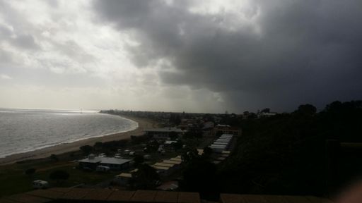 Perfectly timed exit from the garage.  Soon had the rain jacket off and stayed dry for next 3hrs.