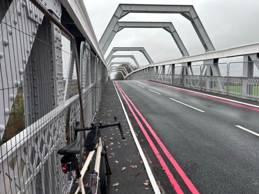 The newly. Refurbished top bridge Warburton 
