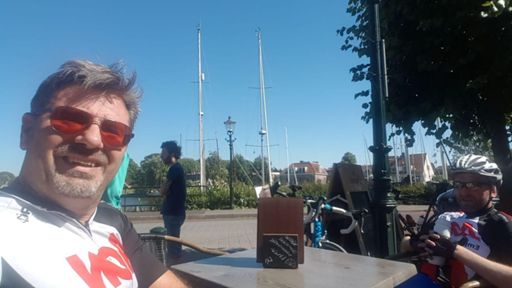 Met Paul aan de koffie te Medemblik