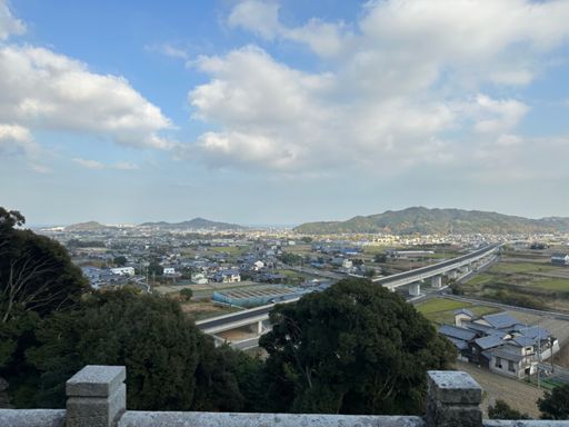 竹林寺からの景色、なかなか良い^_^