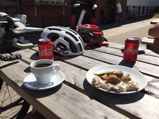 En liten rast ca halvveis.