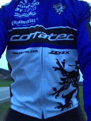 First ride with the new  jersey