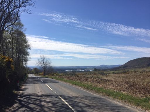 View of the valley coming out of aberfoyle