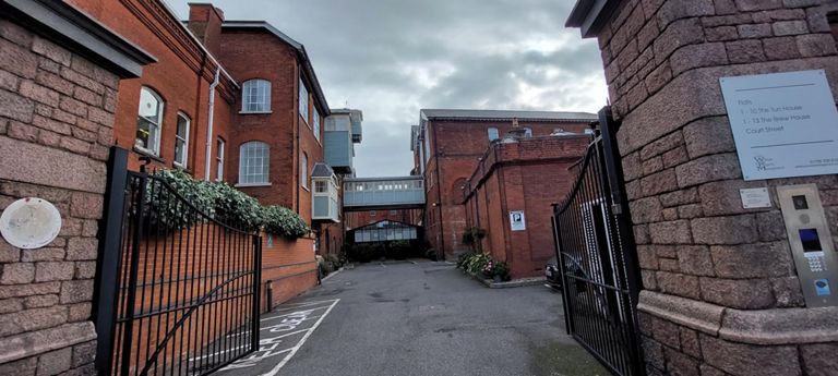 Former Fremlin's Brewery buildings in Faversham.   8 Historic England entries for the brewery: https://historicengland.org.uk/listing/the-list/map-search?clearresults=True#?search=Faversham,%20Swale,%20Kent