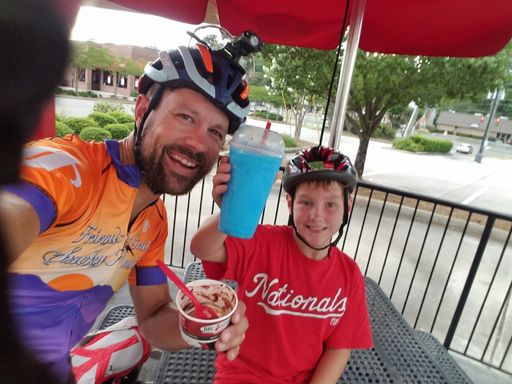 Josiah and I at Brewsters.