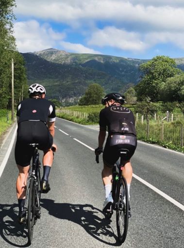 Riding toward Cader Idris (Idris’ Seat)