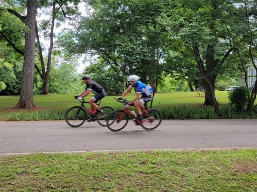 Final turn to finish with Johnny