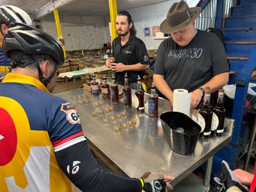 Ride and shine! Or in this case, rise and Bourbon 😂