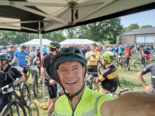 Start line selfie