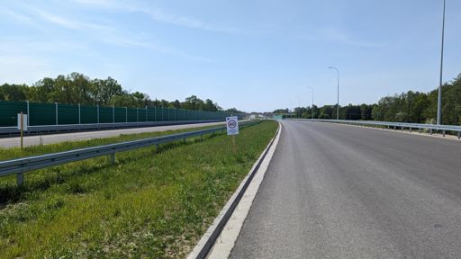 S14, odcinek Aleksandrów Łódzki - Emilia.