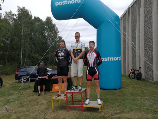 Detta är inte samma bild som pallen i Götene, men gubbar och placeringar var de samma idag i Värnamo som i Götene