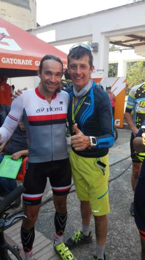 Con el campeón de mi categoría