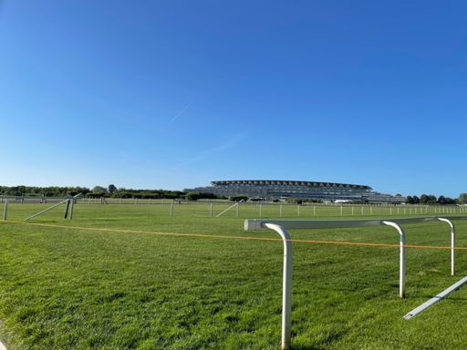 Ascot racecourse on a summers morning