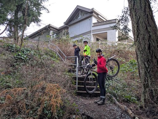 Two segments, two sets of stairs this week!