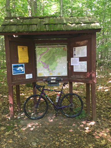 This was not a bike trail. This is not a mountain bike.