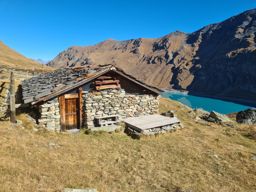 Tour du lac de moiry depuis grimentz, retour par la corne de sorebois
