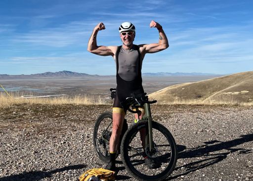 62 degrees on December 11. Dave Sharp and his gun show.