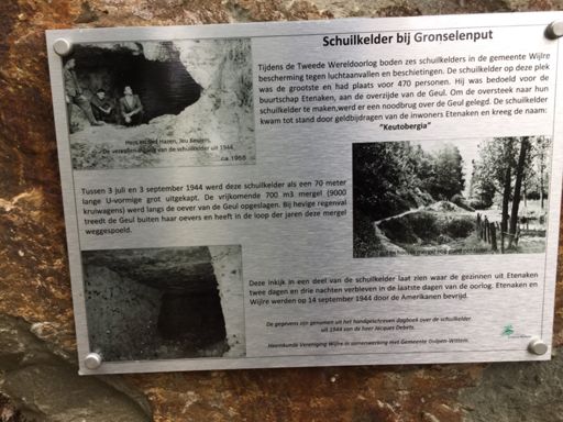 Stukje geschiedenis langs het pad