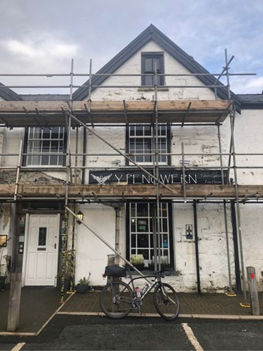 a bed for the night when we did the Slate Trail earlier in the year