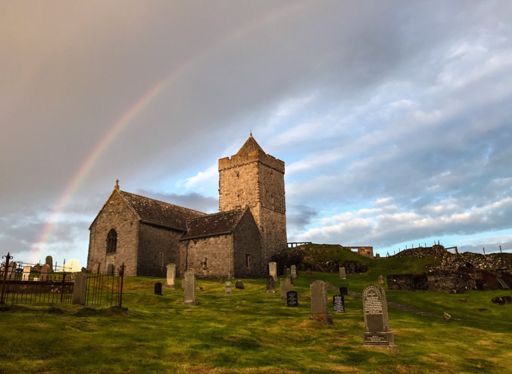 Rainbow at the start 🌈