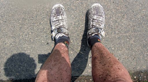 A thuderstorm hit me on the Dransfeld Ramp