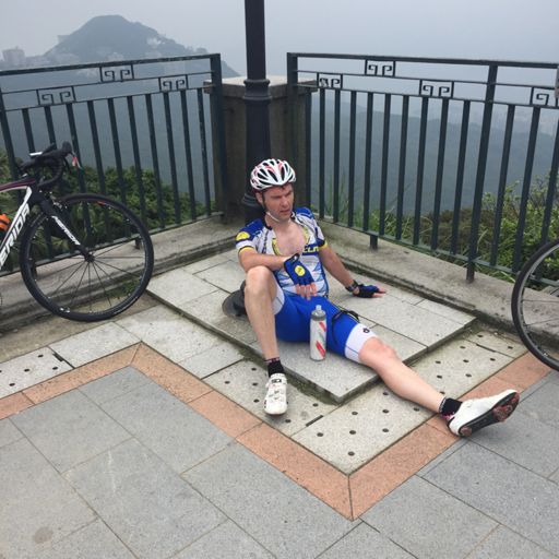 Sharkey- feeling effects of his superb route planning!