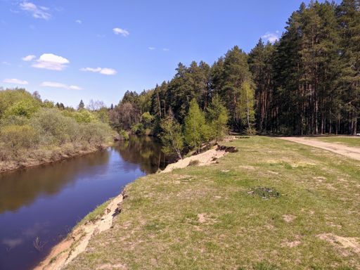 Туристическое место на р. Дубна. Очень напоминает Нерскую в Подосинках.