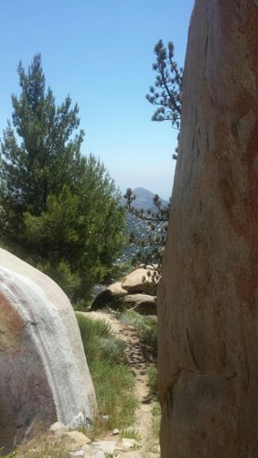 Iron in the distance from Woodson