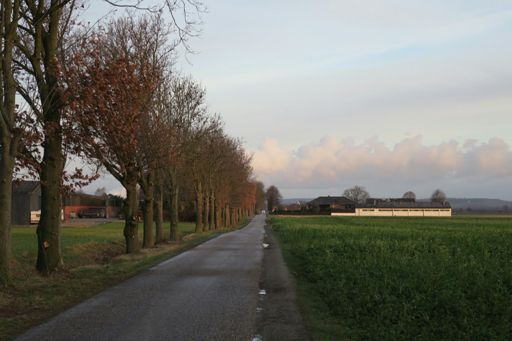 Richtung Gymnich wurde es etwas glatt.