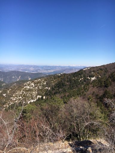 Blick vom Mont Ventoux Richtung N