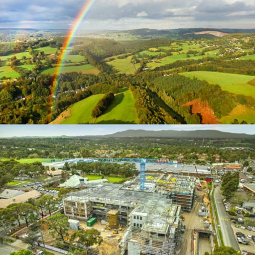 Top: the dream.  Bottom: the reality