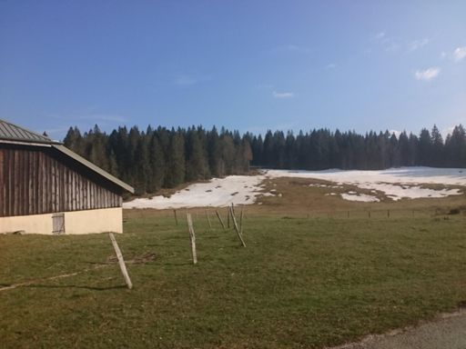 Ferme de la Coquille à 1270 m d'altitude.