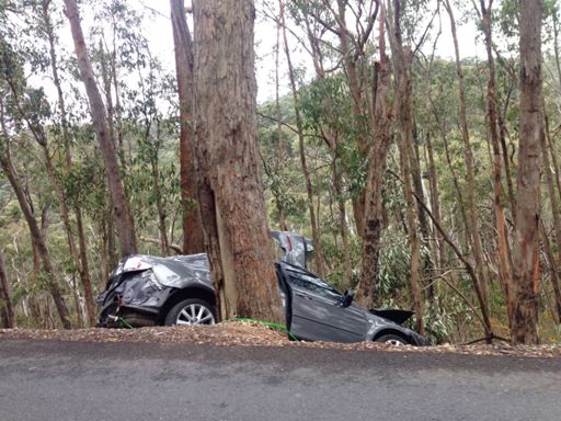 The new off-road parking on Lofty Road is having teething problems...