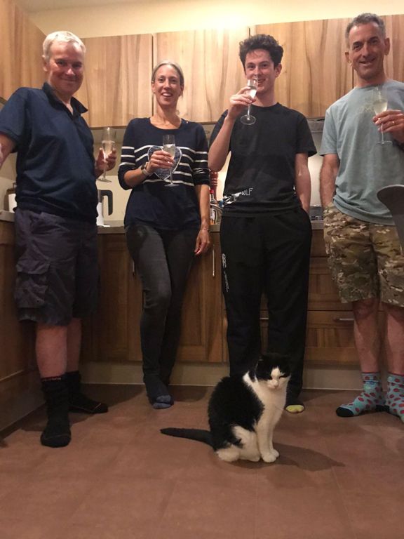 Lovely warm-hearted celebration with our hosts