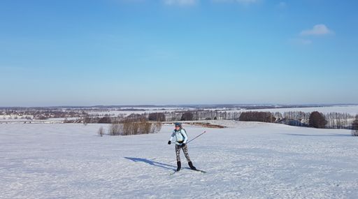 Поля в долине Осетра напротив Чулки-Соколово.