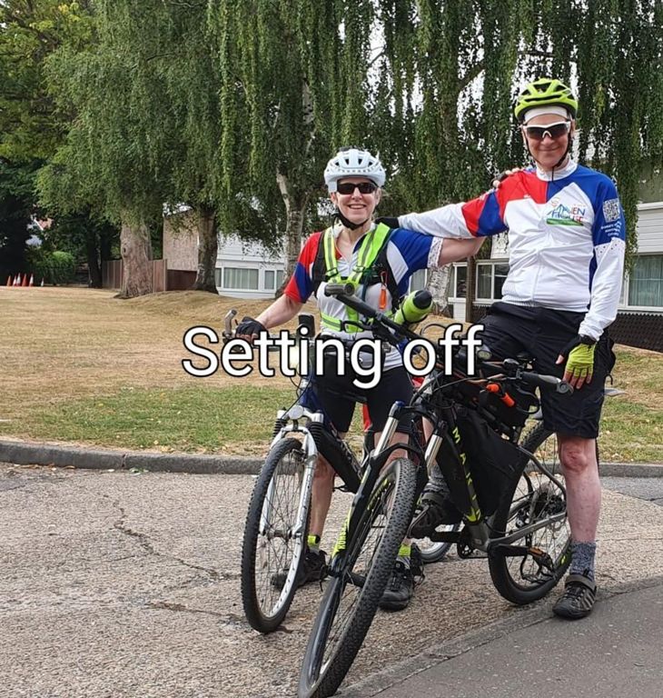 First 6 days is on mountain bikes.